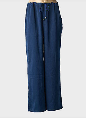 Pantalon droit stretch taille normale bleu SURKANA femme