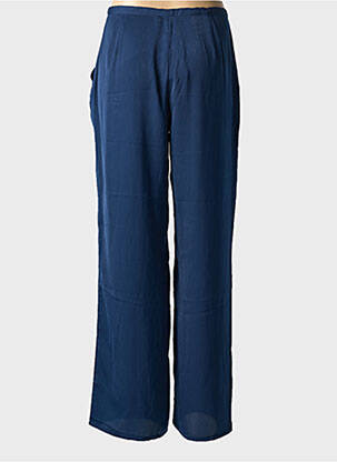 Pantalon droit stretch taille normale bleu SURKANA femme