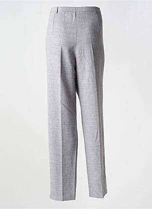 Pantalon droit taille à pinces taille normale gris GUY DUBOUIS femme