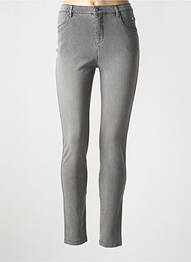 Jeans skinny taille normale taille normale gris MARBLE femme