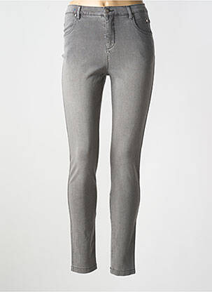 Jeans skinny taille normale taille normale gris MARBLE femme