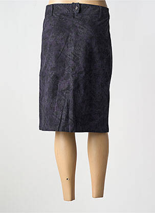 Jupe mi-longue stretch bleu JAC JAC femme