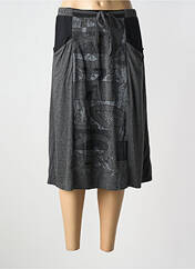 Jupe mi-longue gris JEAN GABRIEL pour femme seconde vue