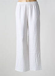 Pantalon droit blanc TELMAIL pour femme seconde vue