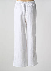 Pantalon droit blanc TELMAIL pour femme seconde vue