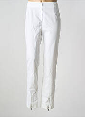 Pantalon slim blanc JEAN DELFIN pour femme seconde vue