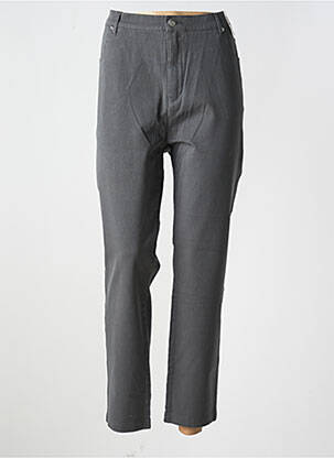 Pantalon slim gris MARBLE pour femme