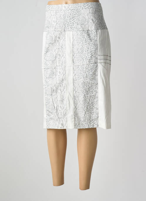 Jupe mi-longue beige GUY DUBOUIS pour femme