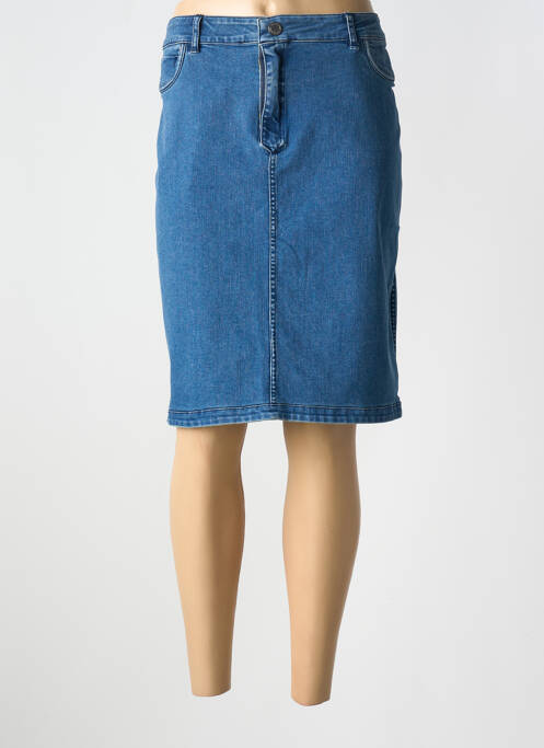 Jupe mi-longue bleu CONCEPT K pour femme