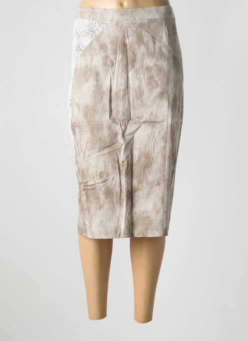 Jupe mi-longue gris JEAN DELFIN pour femme