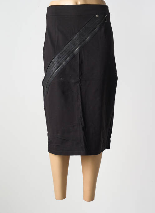 Jupe mi-longue noir FRED SABATIER pour femme