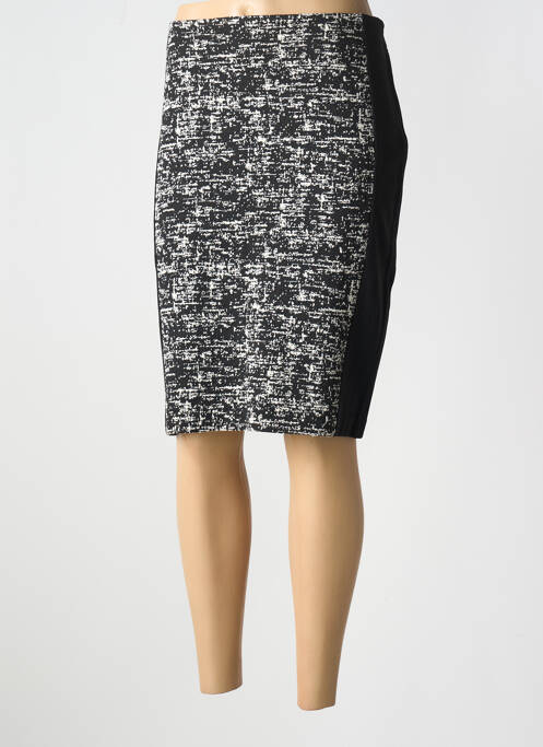 Jupe mi-longue noir TELMAIL pour femme