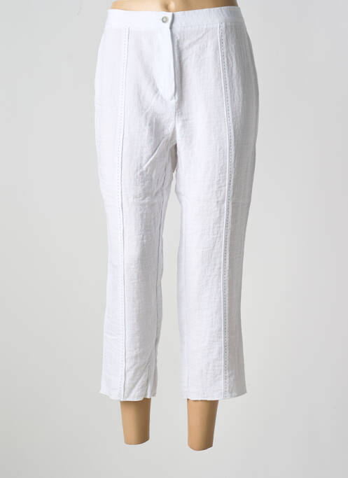 Pantacourt blanc TELMAIL pour femme