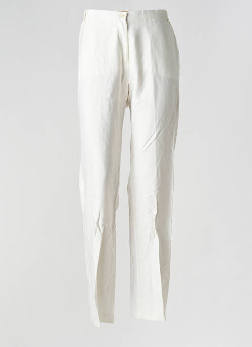 Pantalon droit beige JEAN GABRIEL pour femme