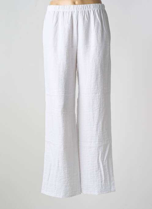 Pantalon droit blanc TELMAIL pour femme