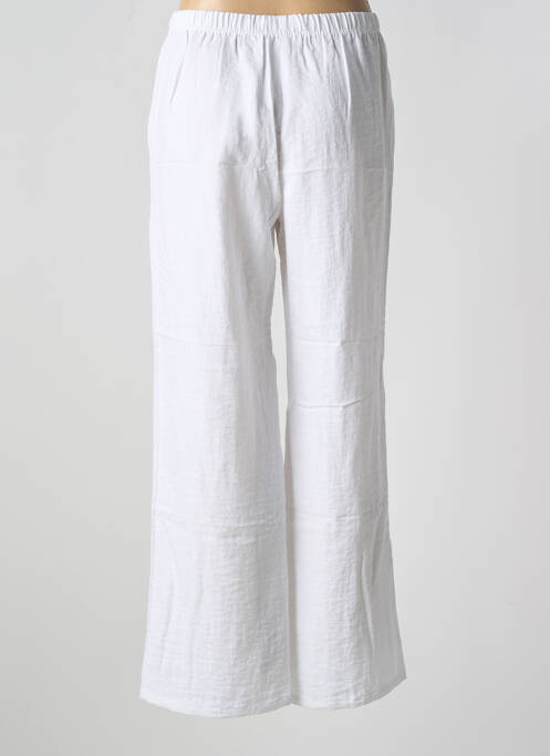 Pantalon droit blanc TELMAIL pour femme