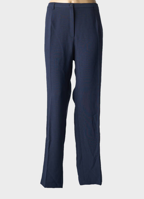 Pantalon droit bleu GUY DUBOUIS pour femme