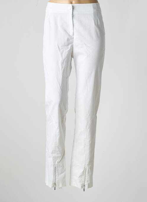 Pantalon slim blanc JEAN DELFIN pour femme