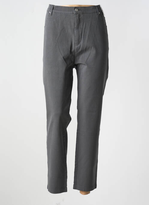 Pantalon slim gris MARBLE pour femme