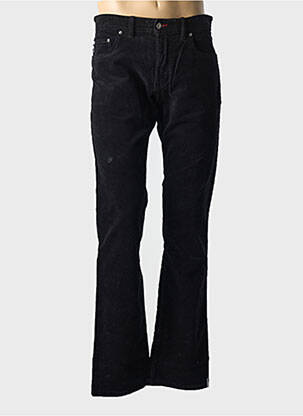 Pantalon droit stretch taille normale noir GS CLUB homme