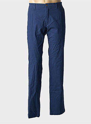 Pantalon chino poches taille normale bleu PETER COFOX homme