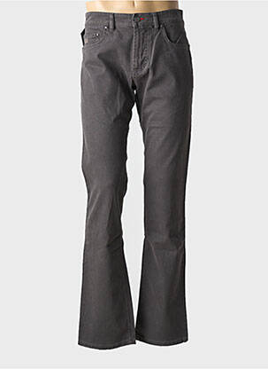 Pantalon droit stretch taille normale gris GS CLUB homme