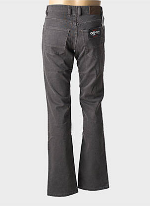Pantalon droit stretch taille normale gris GS CLUB homme