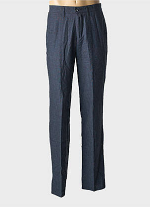 Pantalon chino poches taille normale bleu GS CLUB homme