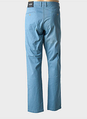 Pantalon chino stretch taille normale bleu DELAHAYE homme