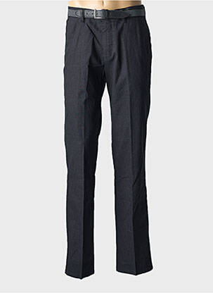 Pantalon droit stretch taille normale noir GS CLUB homme