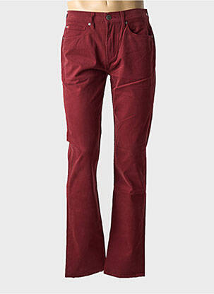 Pantalon droit stretch taille normale rouge LEE COOPER homme