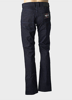 Pantalon droit stretch taille normale bleu GS CLUB homme