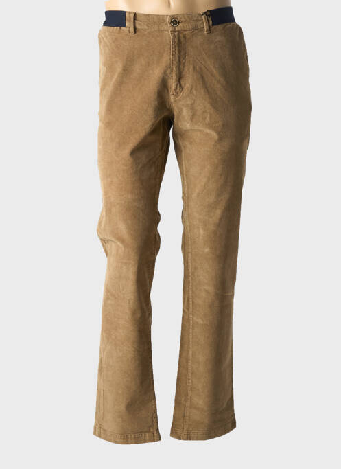 Pantalon droit marron COFOX pour homme