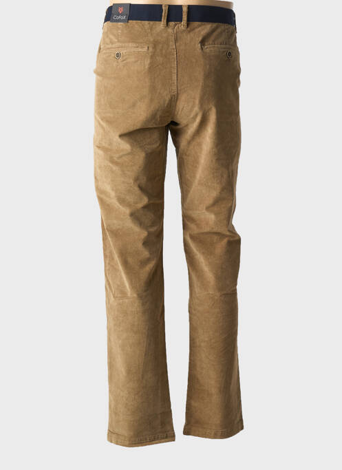 Pantalon droit marron COFOX pour homme