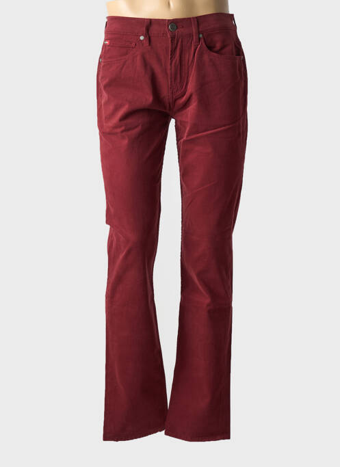 Pantalon droit rouge LEE COOPER pour homme