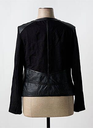 Veste casual col rond noir JULIE GUERLANDE femme