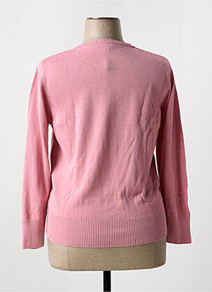 Pull coupe cintrée manches longues rose AGATHE & LOUISE femme