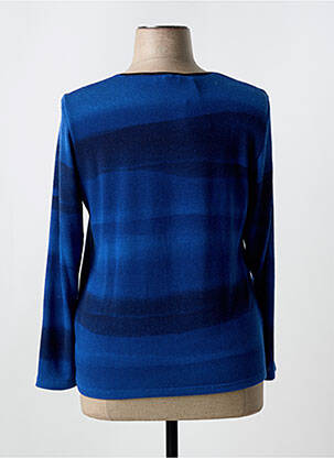 Pull coupe droite manches longues bleu MERI & ESCA femme