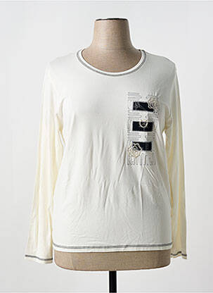 T-shirt manches longues manches longues blanc JEAN DELFIN femme
