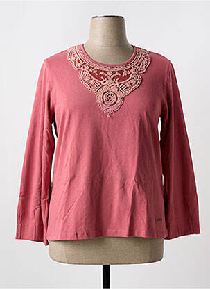 T-shirt manches longues manches longues rose AGATHE & LOUISE femme
