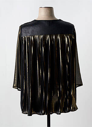 Blouse col rond manches longues noir MERI & ESCA femme