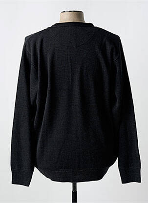Gilet manches longues col v bleu GS CLUB homme
