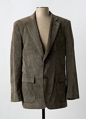 Veste casual fermeture boutonnée sur le devant marron PETER COFOX homme
