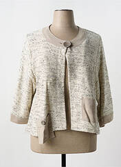 Gilet manches longues gris MERI & ESCA pour femme seconde vue