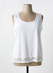 Débardeur blanc MARBLE pour femme seconde vue