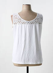Débardeur blanc MARBLE pour femme seconde vue