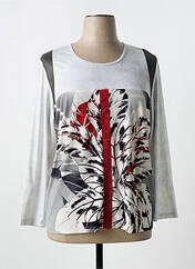 T-shirt bleu MERI & ESCA pour femme seconde vue