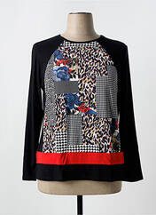 T-shirt noir TELMAIL pour femme seconde vue