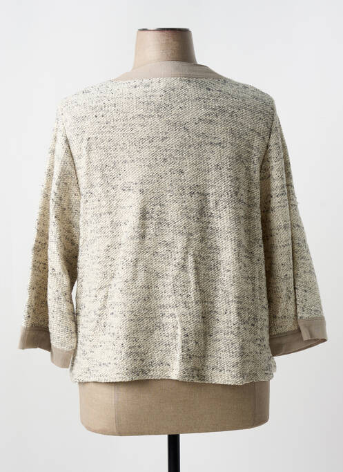 Gilet manches longues gris MERI & ESCA pour femme