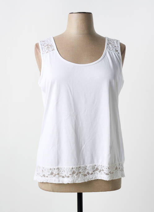 Débardeur blanc MARBLE pour femme